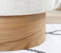 Atelier Del Sofa Barren Puf - Gris claro